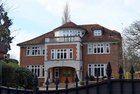 Carlton House on The Bishops Avenue, also known as Billionaires Row, in the suburb of Hampstead, London on Feb. 27, 2015.