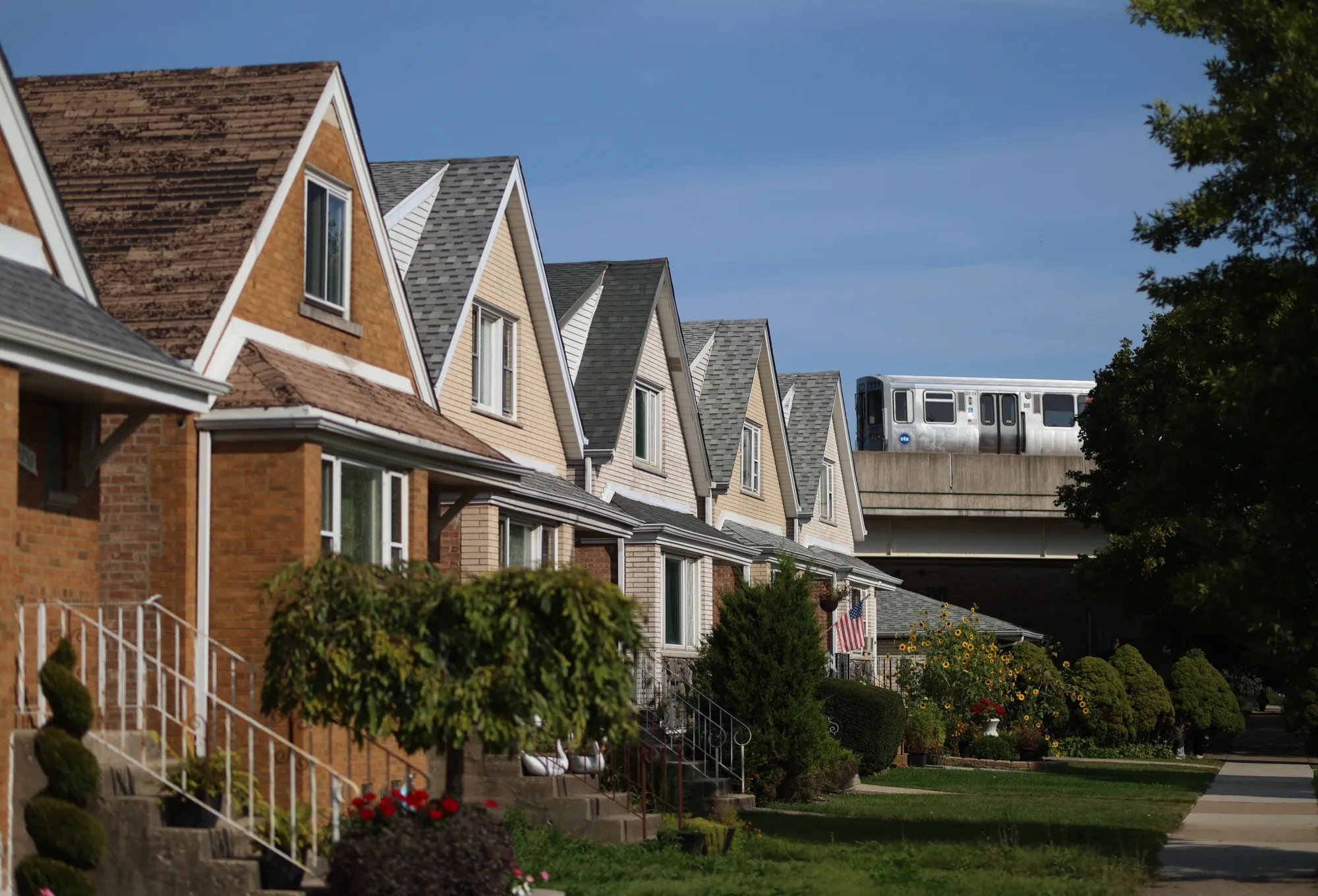 Homes in the Archer Heights neighborhood&nbsp;in Chicago.