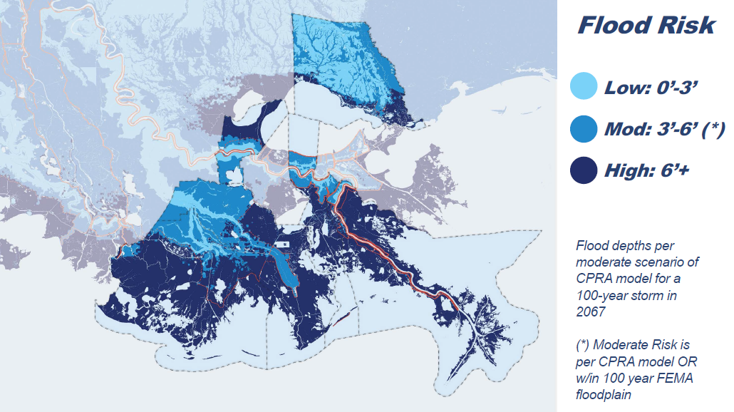 Louisiana, Sinking Fast, Prepares to Empty Out Its Coastal Plain