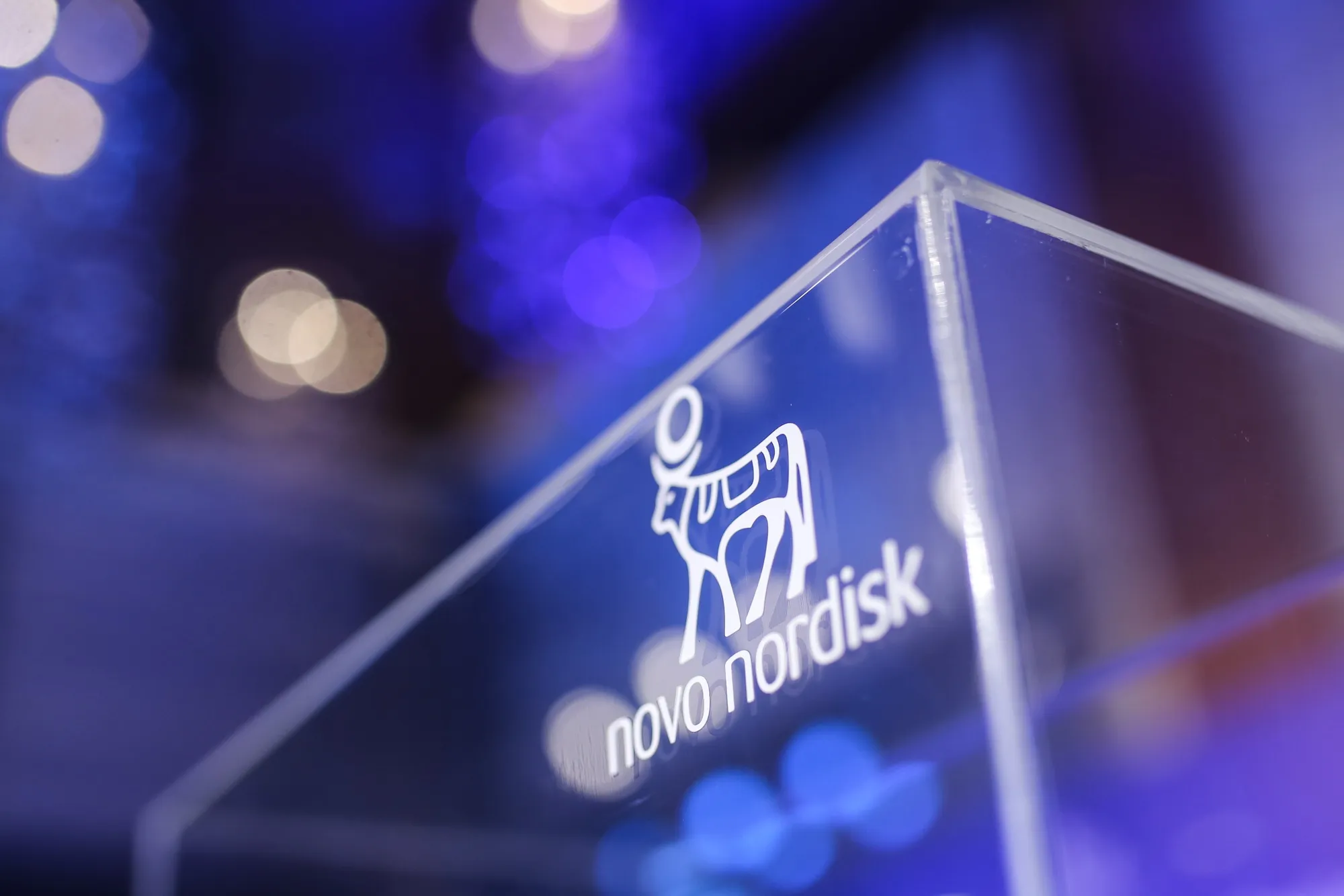 A Novo Nordisk A/S logo.