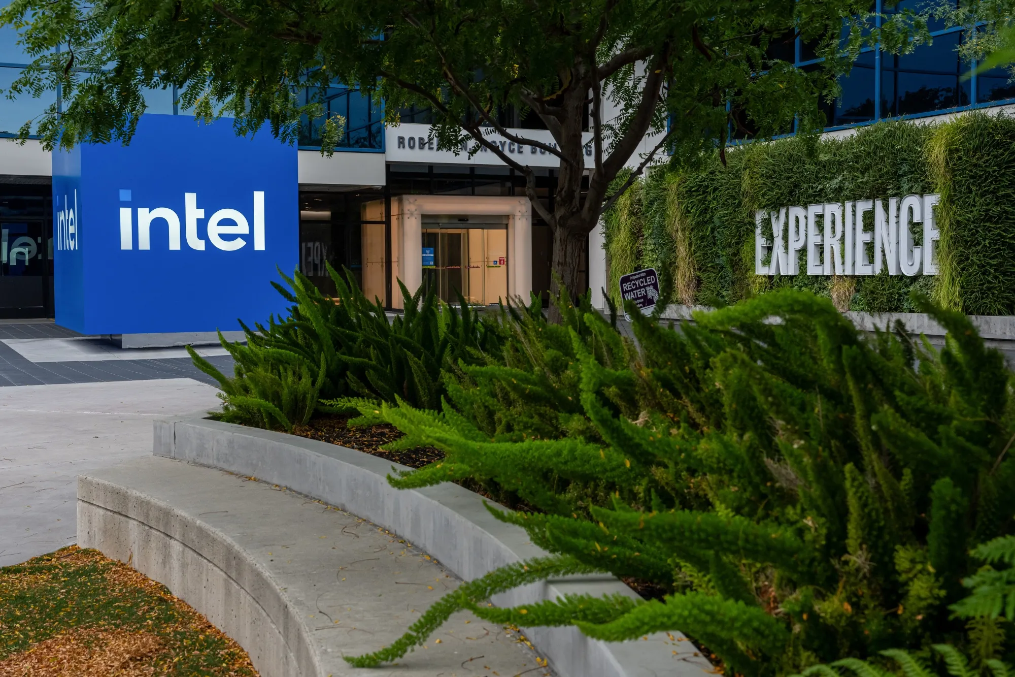 The Intel headquarters in San Jose, California.