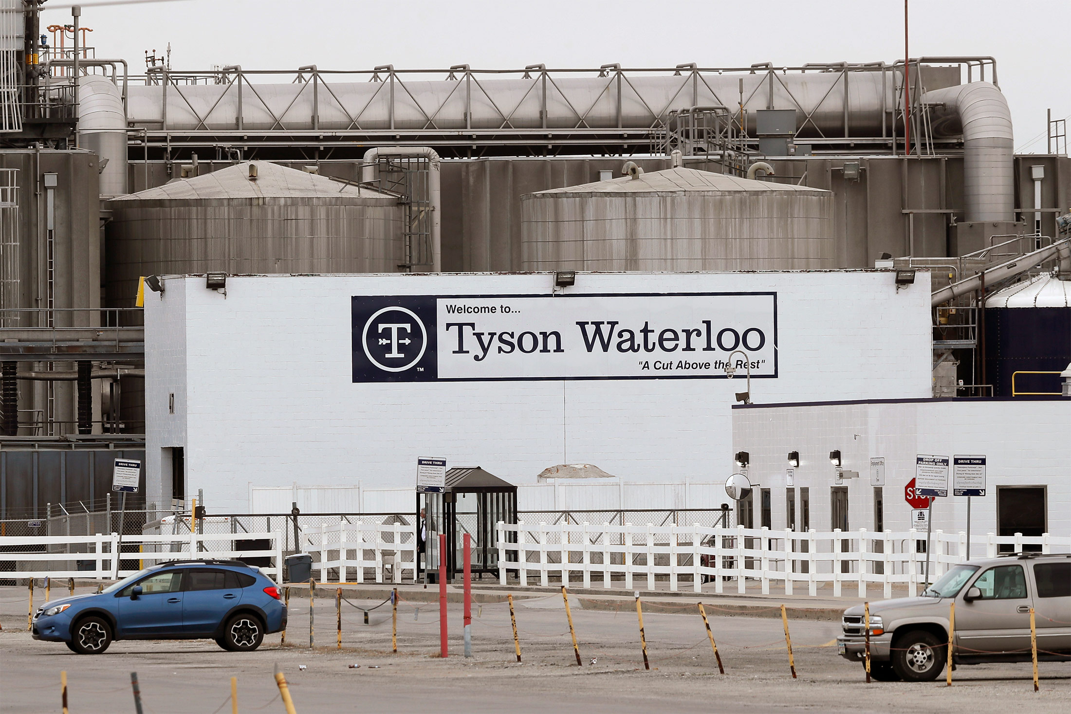 The Tyson Foods plant in Waterloo, Iowa.&nbsp;