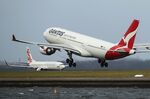 General Views of Qantas Aircraft Ahead of Half-Year Results