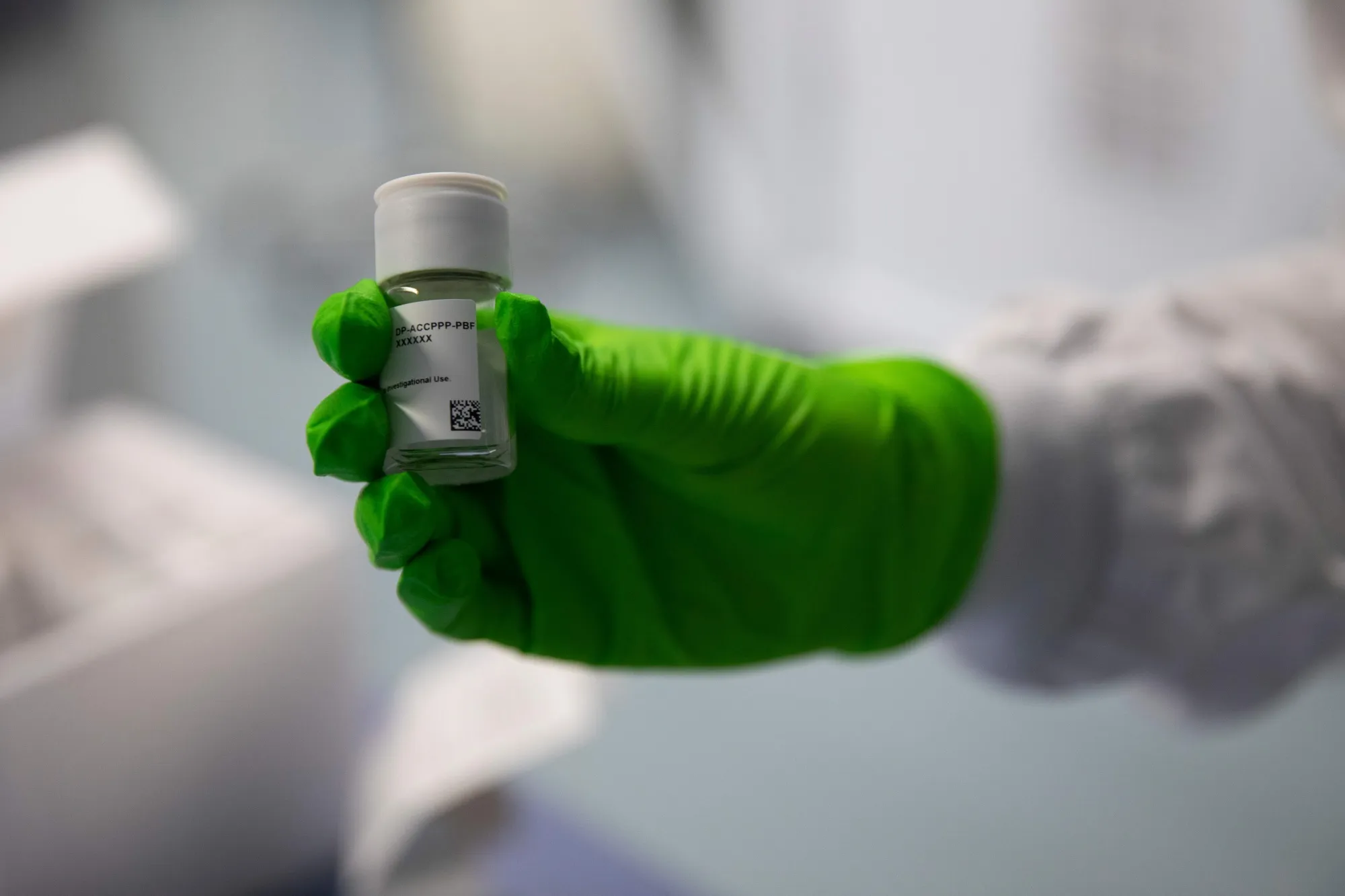 A cancer product at the BioNTech&nbsp;research institute in&nbsp;Germany.