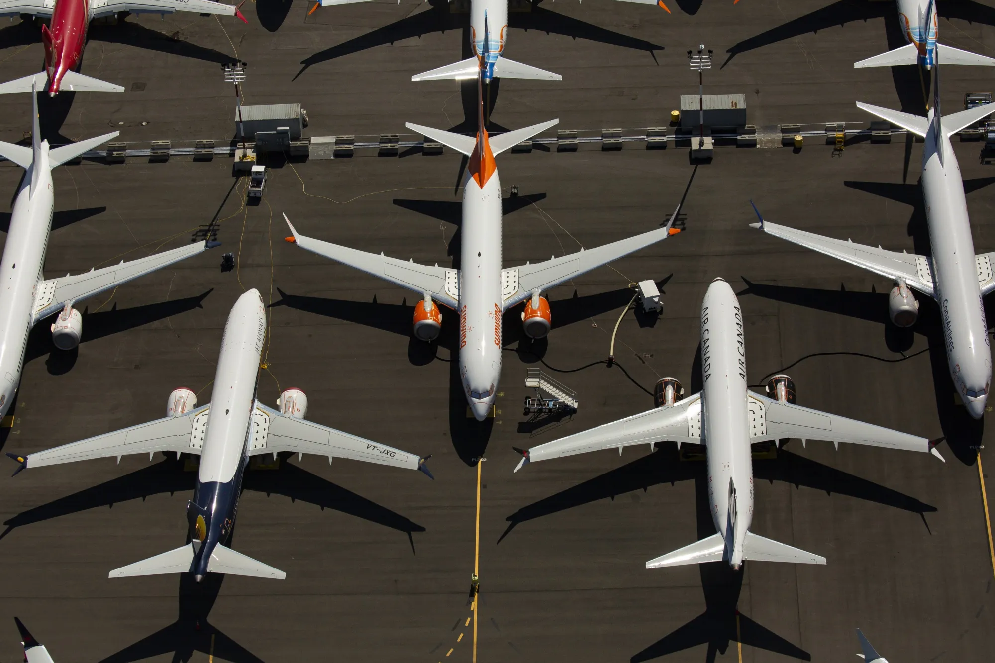 Boeing 737 Max Planes Sit Idle As Company Continues To Work On Software Glitch That Contributed To Two Fatal Jetliner Crashes