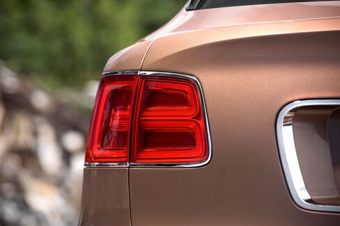 Bentley Bs are incorporated all over the car.