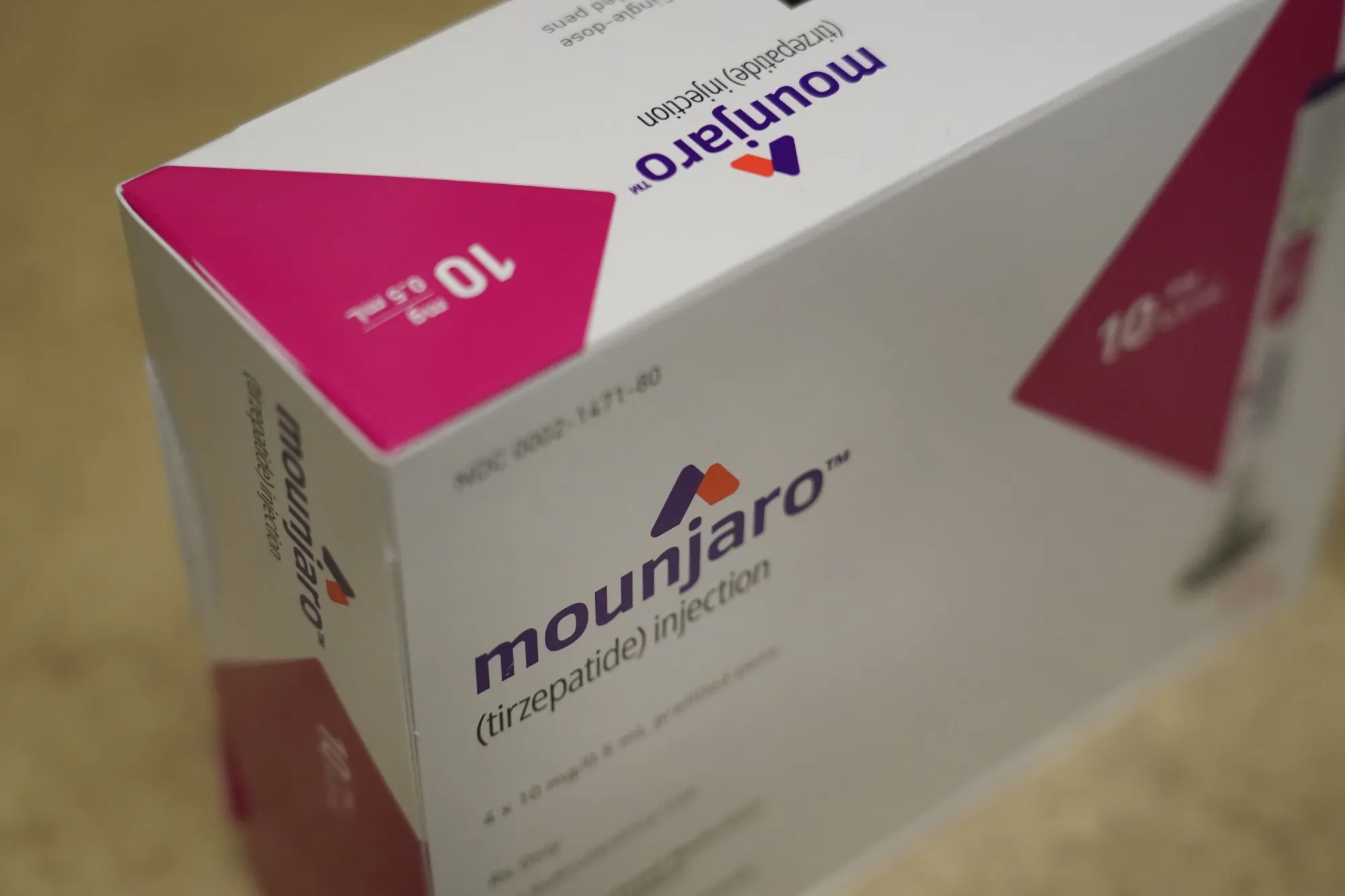 Eli Lilly &amp; Co. Mounjaro brand tirzepatide medication.