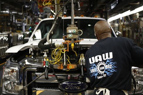 Ford Motor Co. Makes Announcement At Assembly Plant