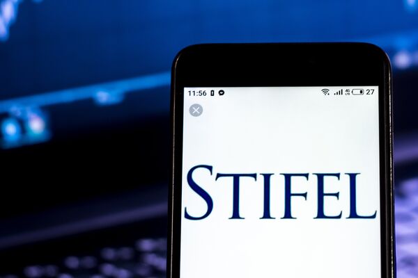Stifel Investment banking company logo seen displayed on a