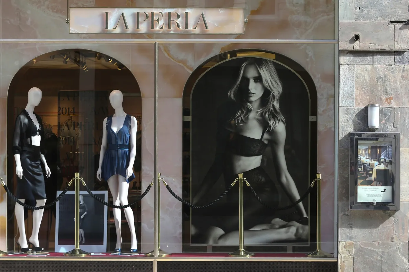 A La Perla lingerie store in London.