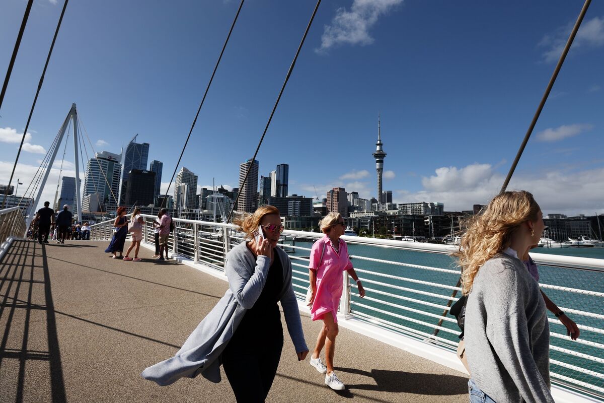 bloomberg.com - David Finnerty - Hedge Funds Temper Steep RBNZ Rate Rise Bets as Economy Cools