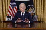 President Biden Delivers Remarks From The Oval Office On Administration's Response To Foreign Conflicts