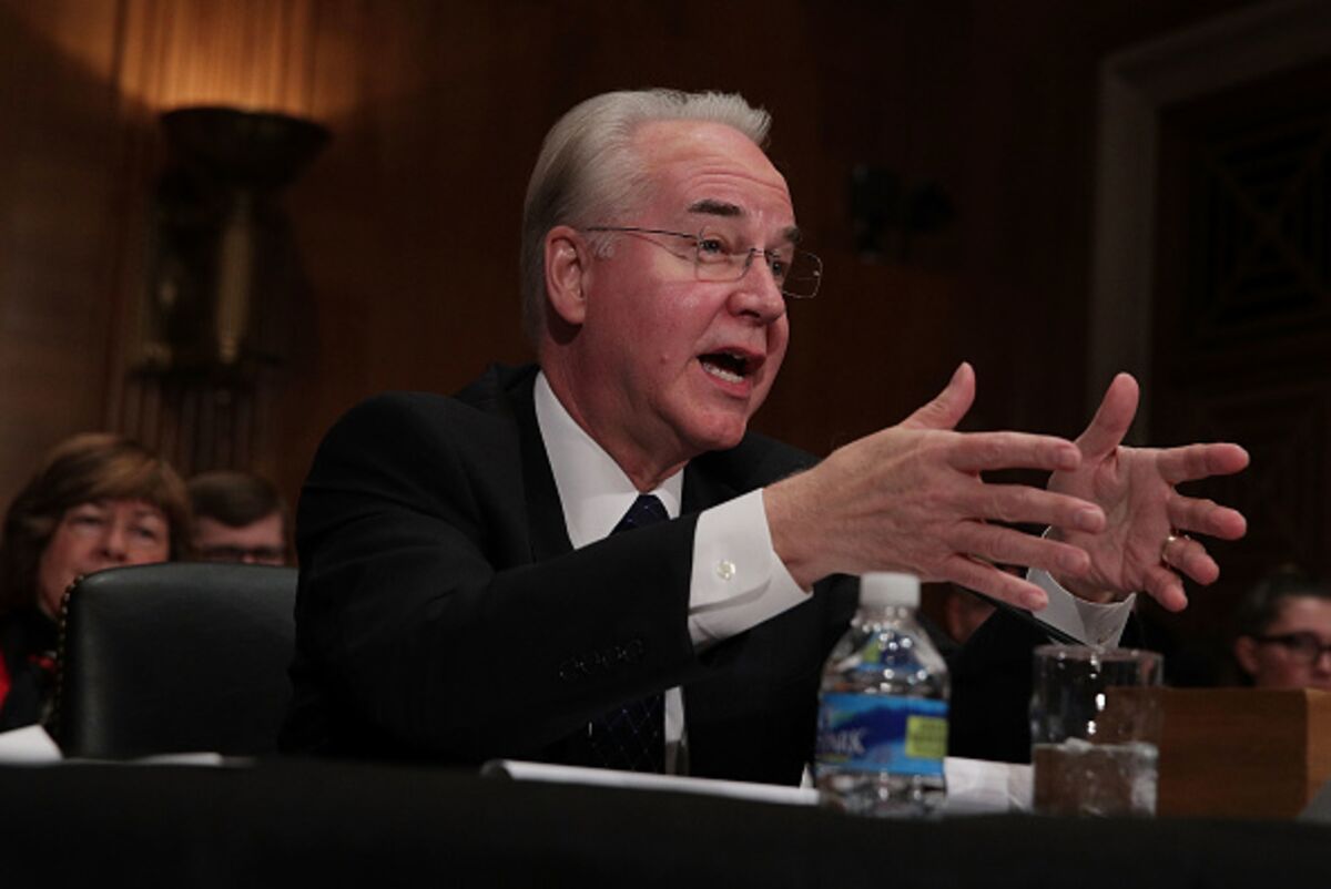 Tom Price's Stock Trades Flunk the Smell Test Bloomberg