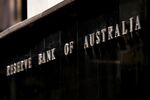 Signage for the Reserve Bank of Australia (RBA) at the central bank's building in Sydney, Australia.