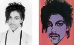 “Prince” by Lynn Goldsmith (1981) and “Prince Series” by Andy Warhol (1984)
