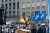 AFD Last Rally Ahead Of Regional Election In Duesseldorf And Counter Protest