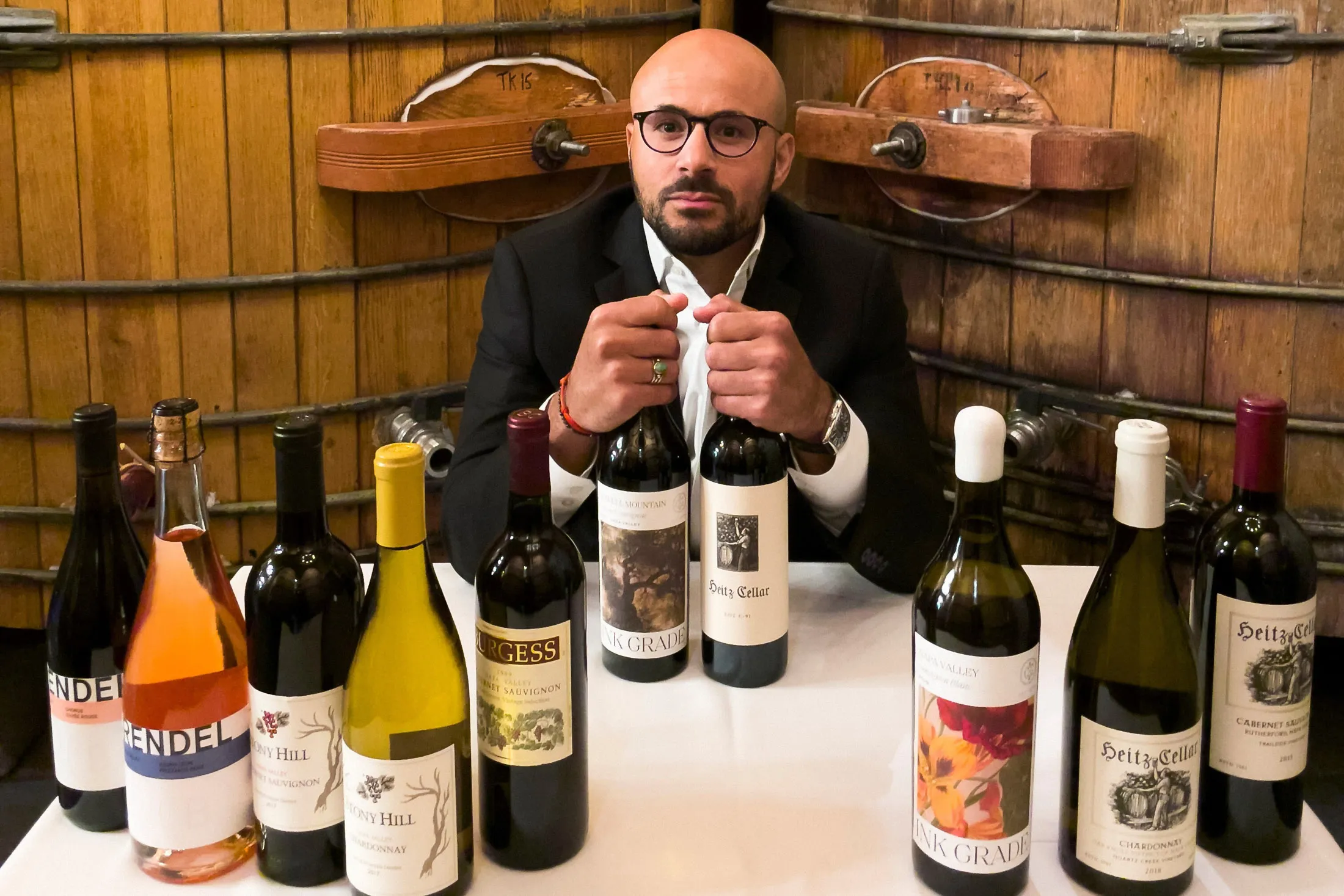 McCoy at Heitz Cellar.