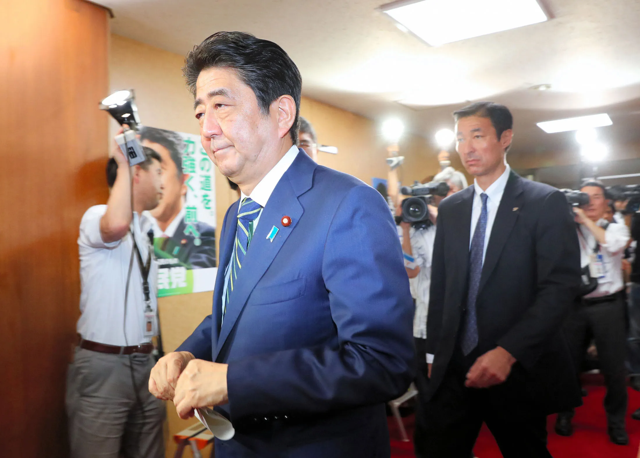 Prime Minister Shinzo Abe in Tokyo on July 3.
