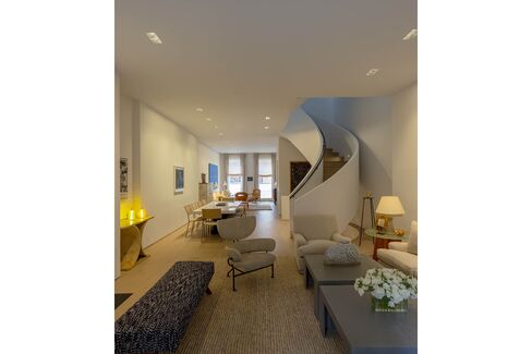 A renovated townhouse in Chelsea.
