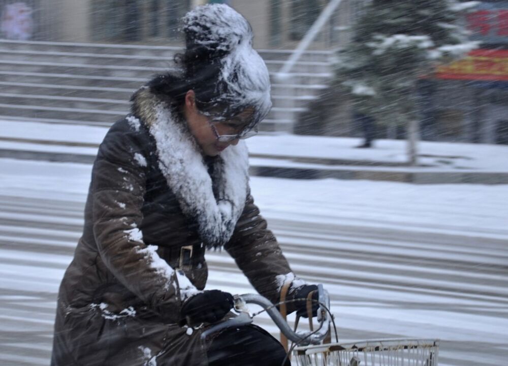 winter commuting