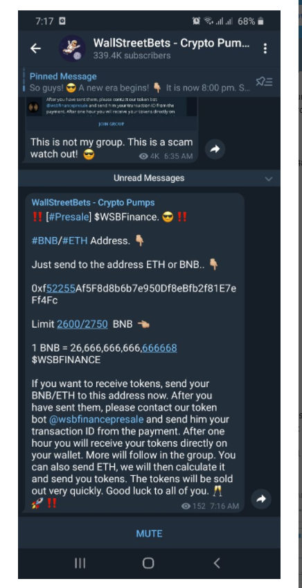 Telegram Scam Alert!