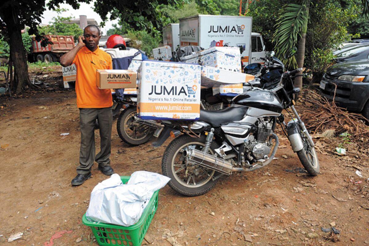 Jumia Africa s Amazon Takes Cash and Delivers by Motorbike