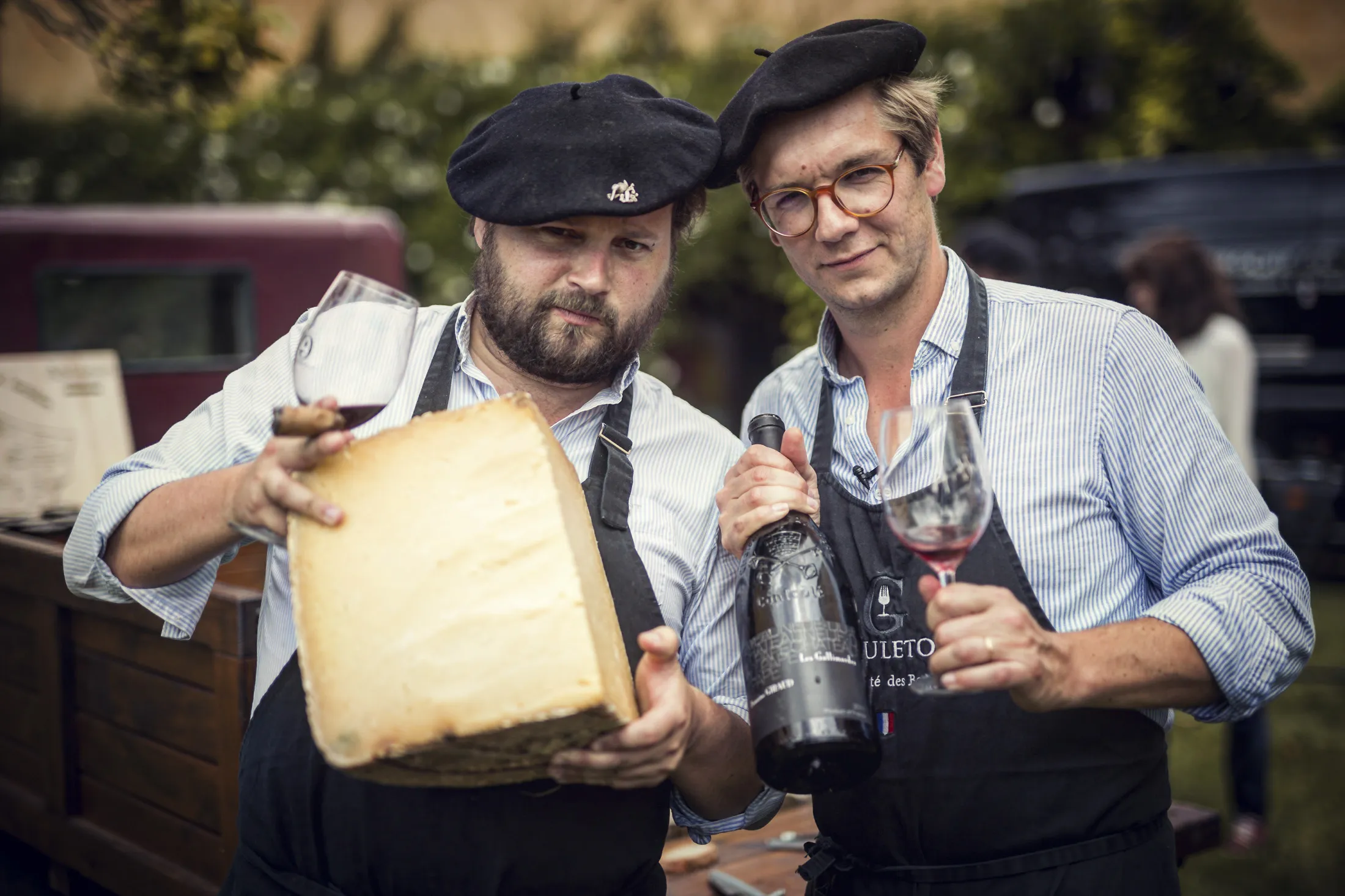 Vincent Bernard-Comparat (left) and Arthur Edange.