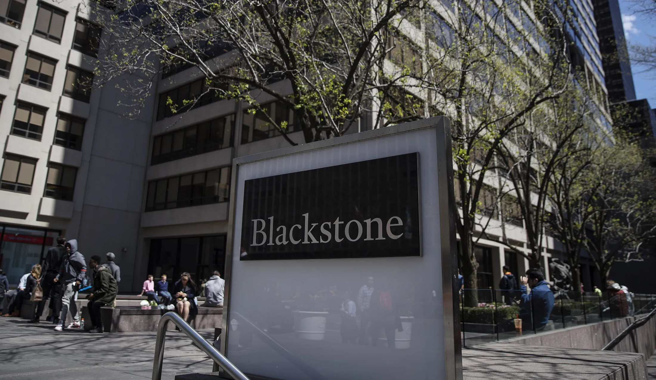 Blackstone Group LP headquarters in New York April 14, 2017.
