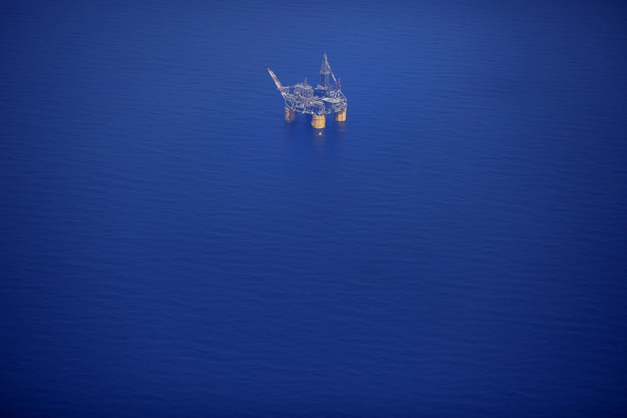 A Chevron deepwater oil platform in the Gulf of Mexico&nbsp;off the coast of Louisiana.