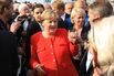 Germany's Chancellor Angela Merkel Campaigns Ahead Of Election