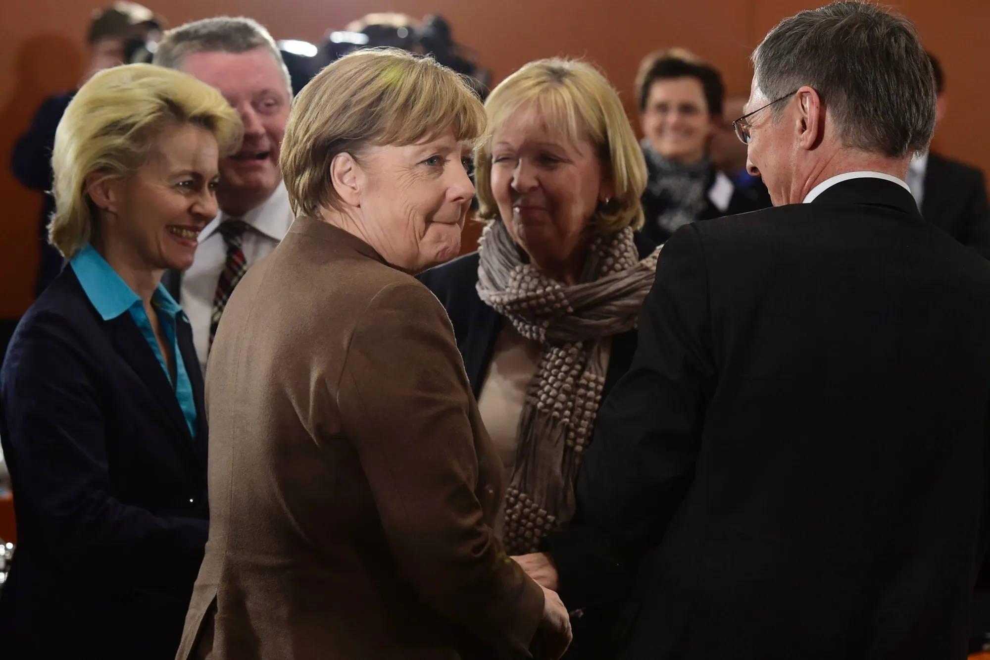 Angela Merkel.
