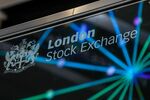 A logo for the London Stock Exchange Group Plc's sits at their offices in London, U.K., on Friday, July 6, 2018. U.K. Prime Minister Theresa May is about to unveil in more detail than ever the kind of divorce from the EU she thinks the country, Parliament and Brussels will accept, with a policy document called a &quot;white paper.&quot;