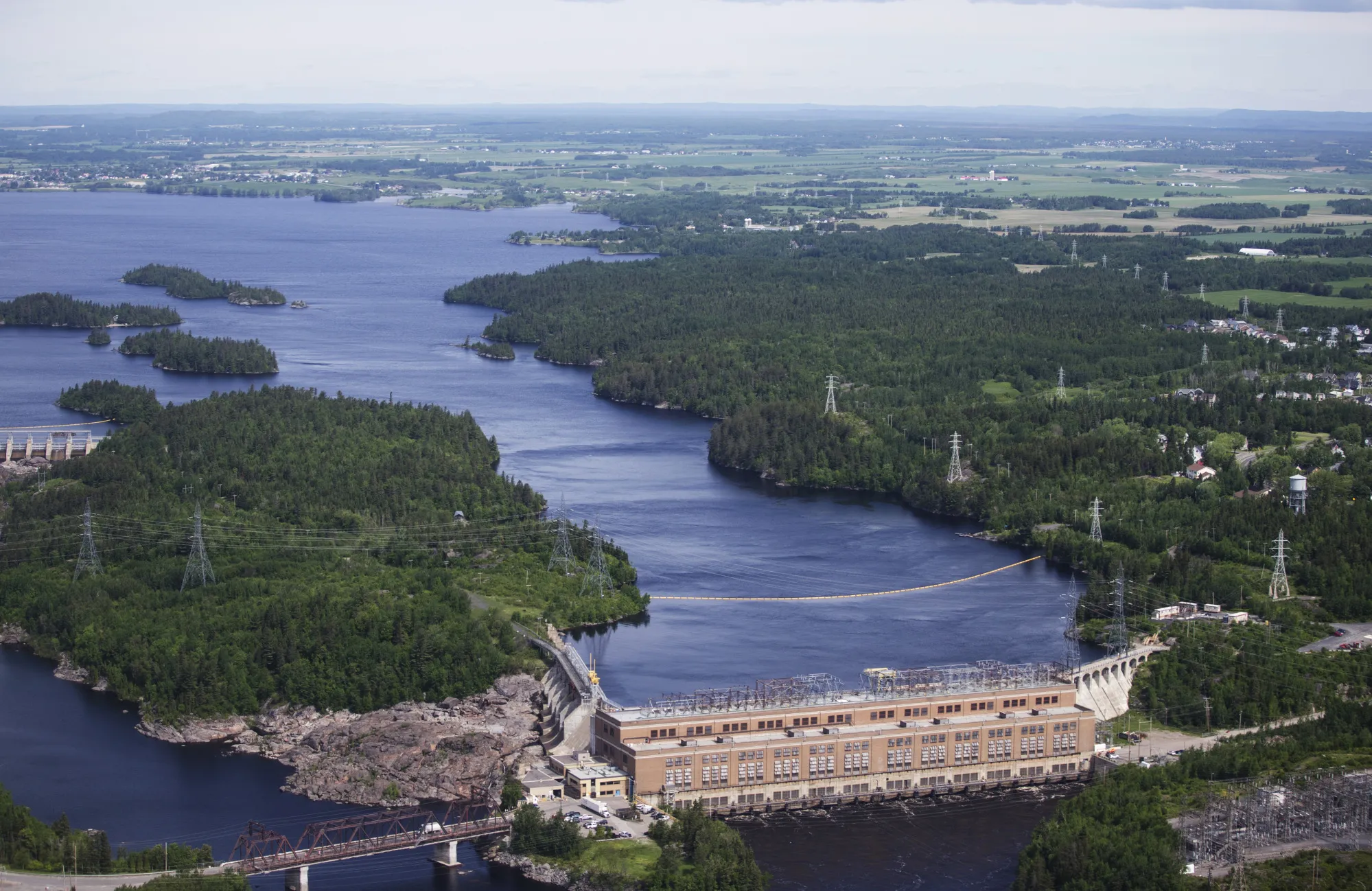 A hydropower plant in&nbsp;Saguenay, Quebec, Canada.