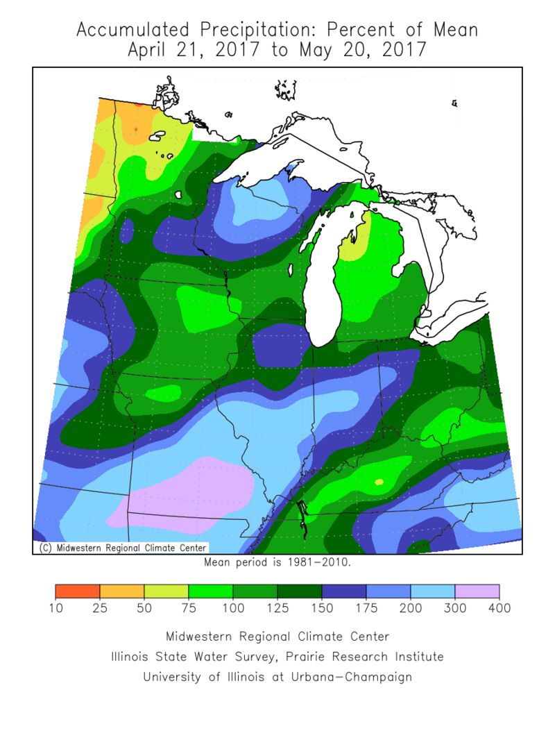 Heavy Rains Are Turning U.S. Corn Fields Into Lakes:: FOOD SHORTAGE 800x-1