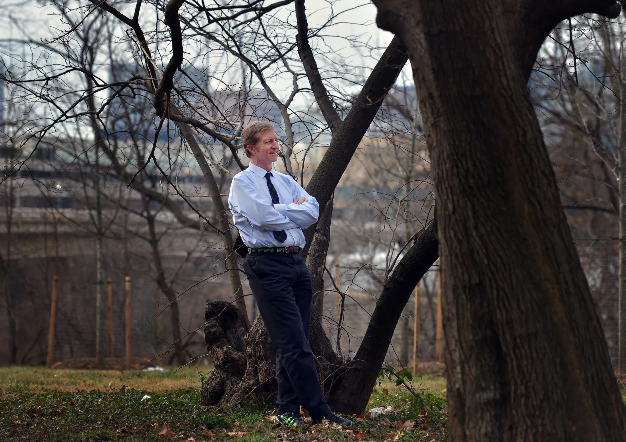 Tom Steyer couldn't strike a deal with proponents of a rival carbon-reduction plan.
