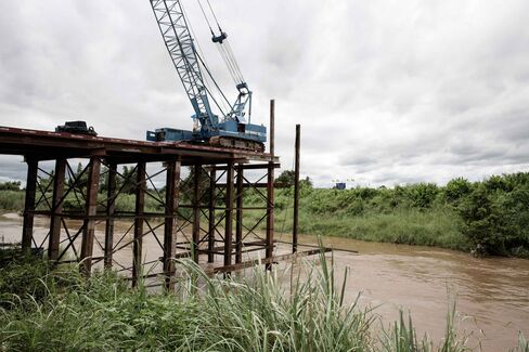 To handle increased traffic, the Thai government is building a four-lane bridge to Myanmar.