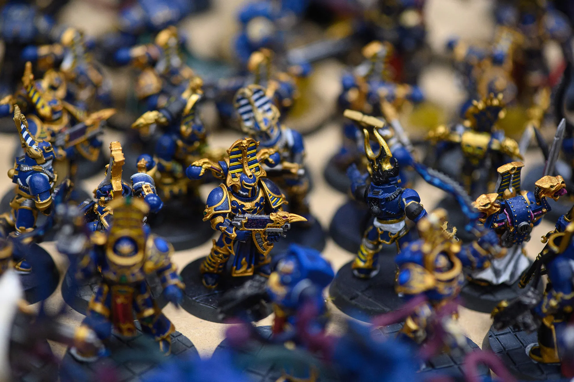 Models in a&nbsp;Warhammer 40,000 International Team Tournament.