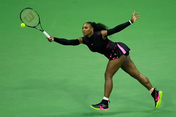 Serena Williams was a target.
