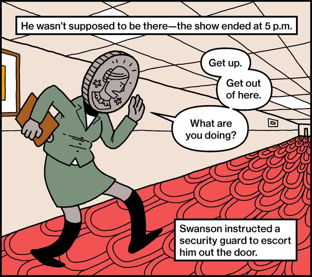 He wasn’t supposed to be there—the show ended at 5 p.m.