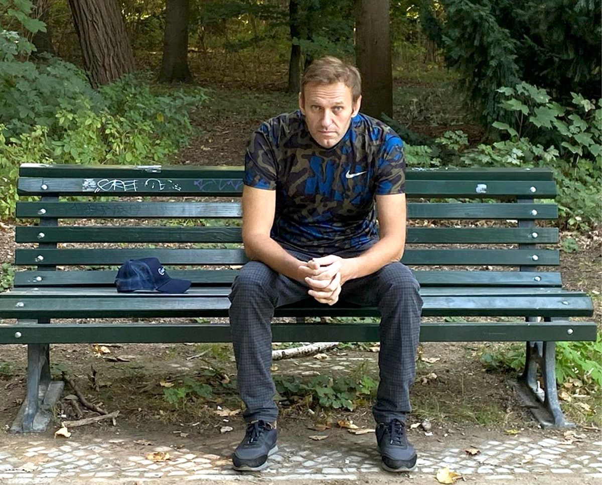 Alexey Navalny on Sept. 23.