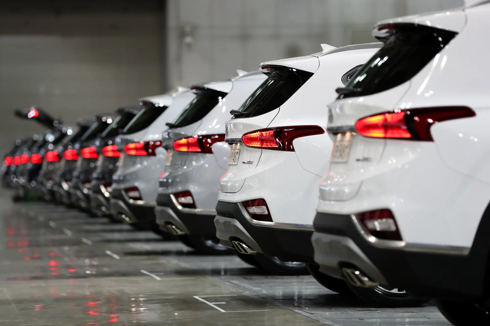 Hyundai Motor Co. Unveils New Model Of Santa Fe SUV