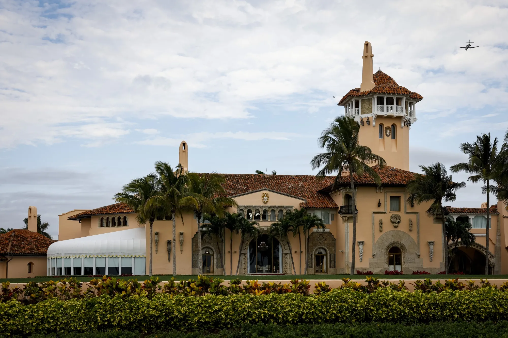 Mar-a-Lago, US President Donald Trump's estate, in Palm Beach, Florida.