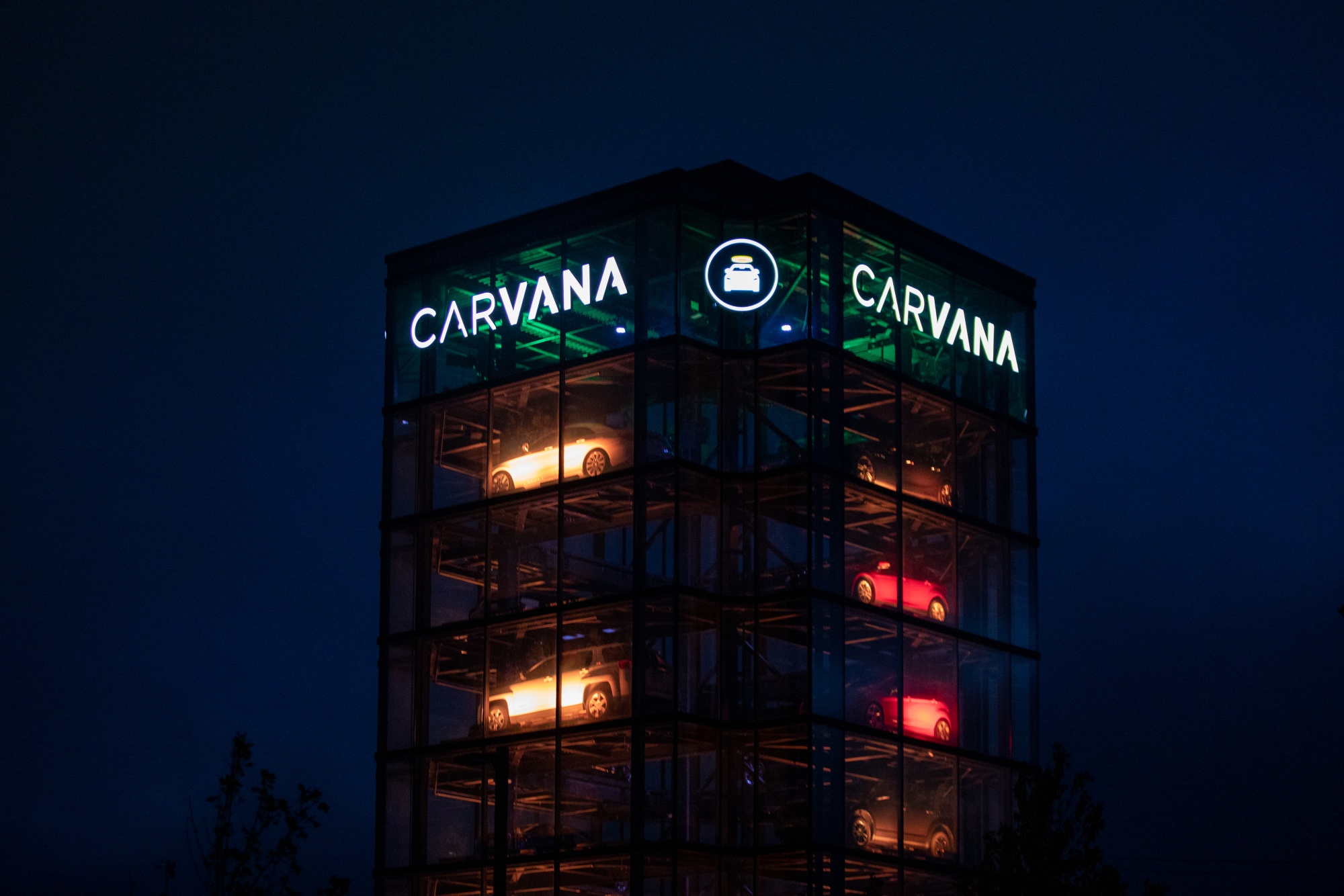 A Carvana Vending Machine location in Novi, Michigan.