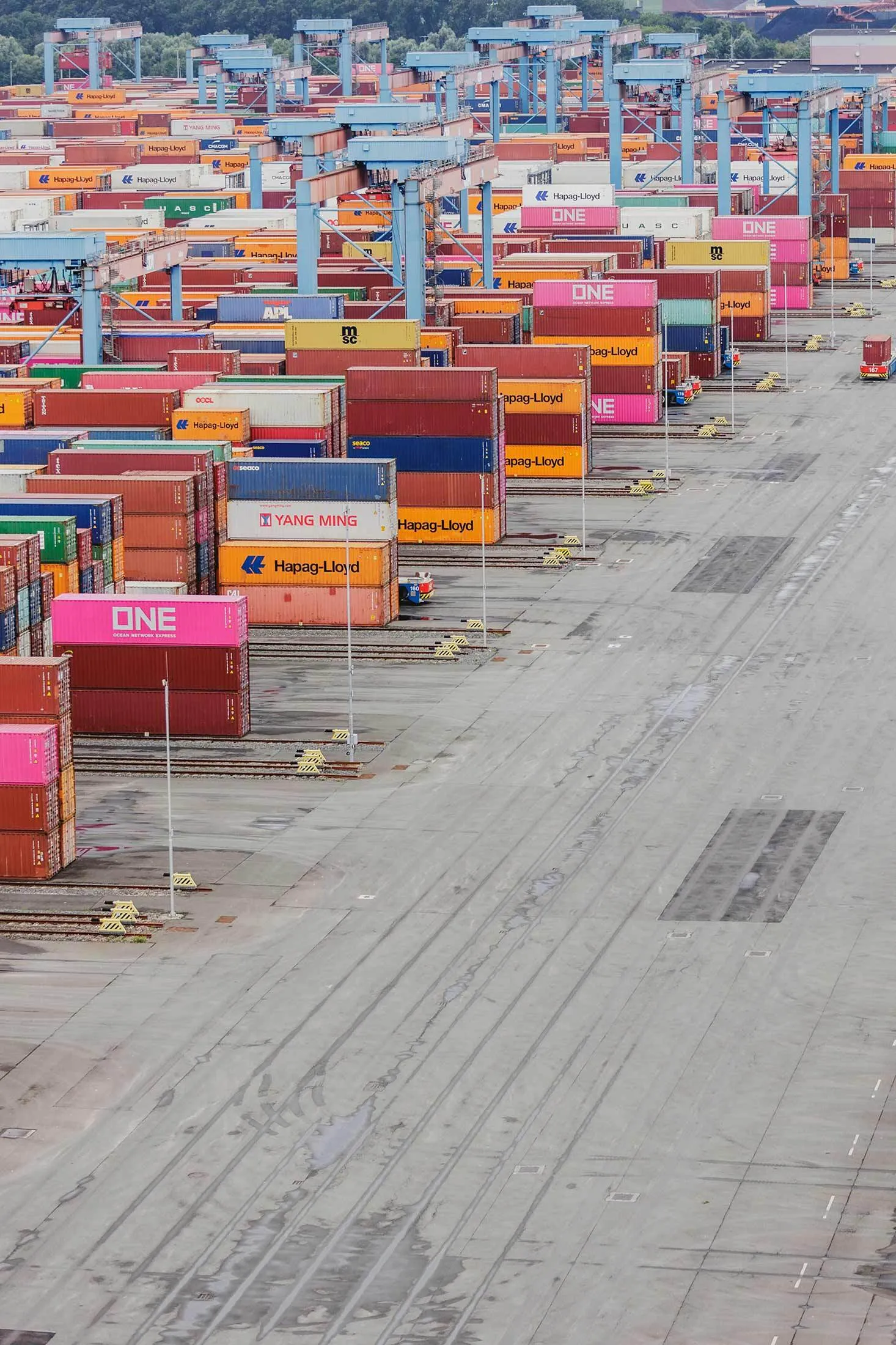 Container Terminal Altenwerder in Hamburg, Germany