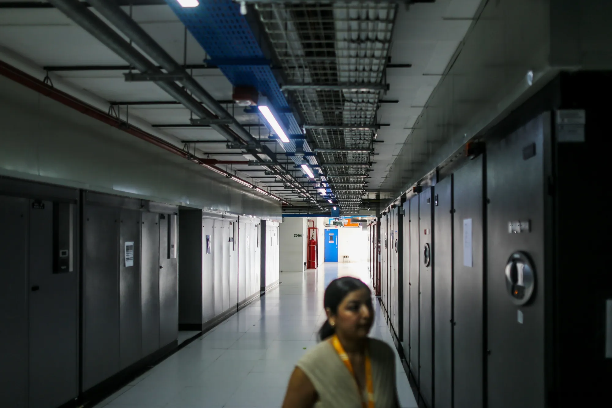 A data center, in Navi Mumbai, India.