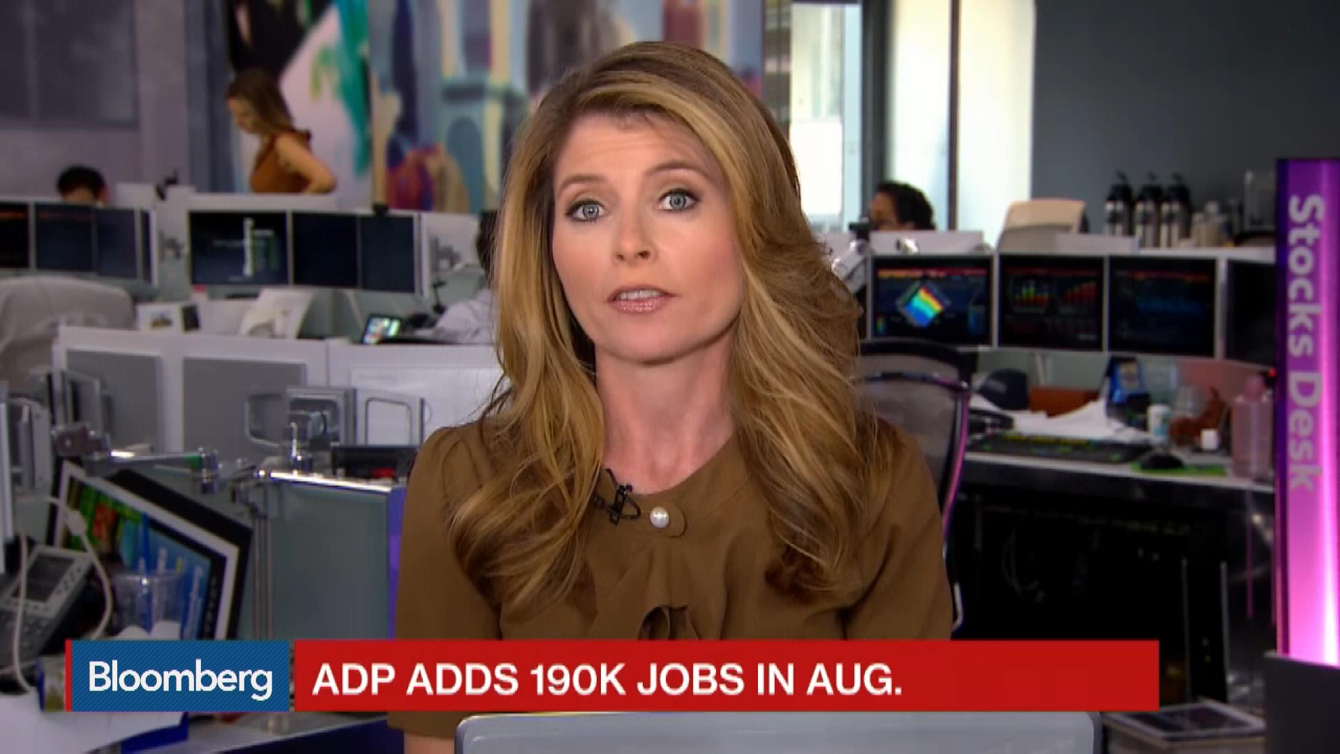 Watch ADP Reports U.S. Added 190,000 Jobs In August - Bloomberg