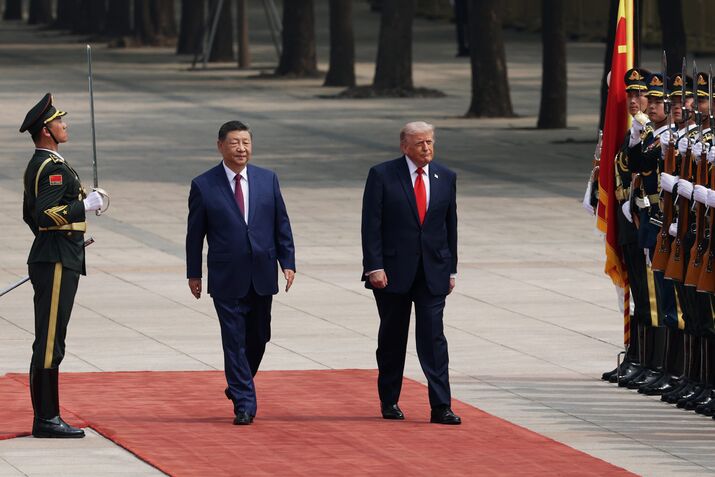 U.S. President Trump Meets With China's President Xi And Attends State Banquet