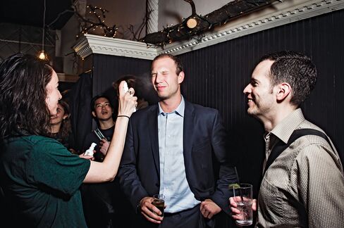 Testers at a Brooklyn event.