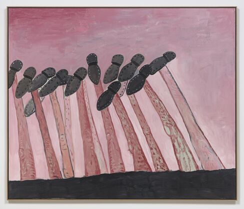 A painting by Philip Guston, Black Coast (1977), which will be in the Hauser and Wirth booth at Frieze.