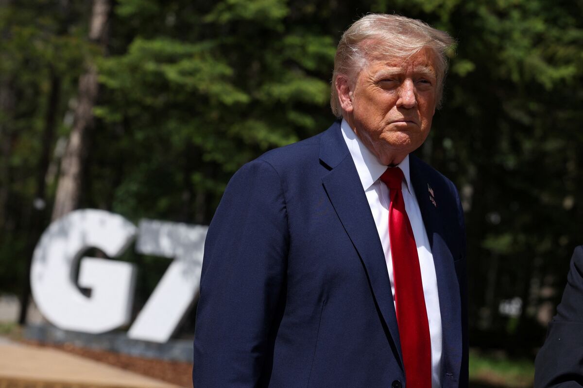 🟪"Trump abbrevia la sua visita al vertice G7 e torna a Washington"